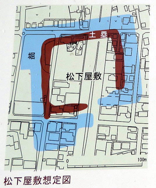 松下屋敷想定図
